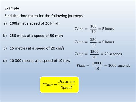 Master Distance, Speed, and Time Formulas: Examples and Worksheet