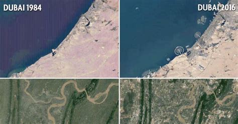 Google creates incredible timelapse images showing how Earth has changed in 30 years - Mirror Online