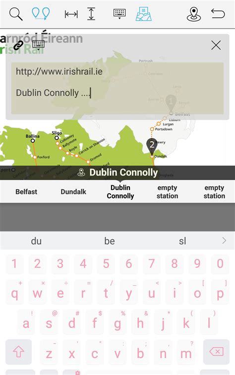 Скачать Rail Map Ireland. Iarnród Éireann. Irish Rail. APK для Android