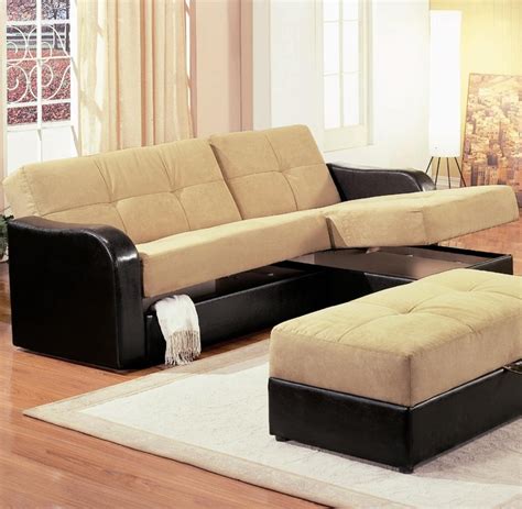 Sectional sleeper sofa with storage | Hawk Haven