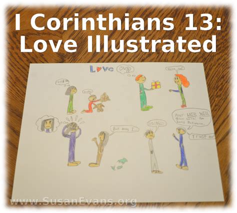 I Corinthians 13: Love Illustrated « Susan's Homeschool Blog