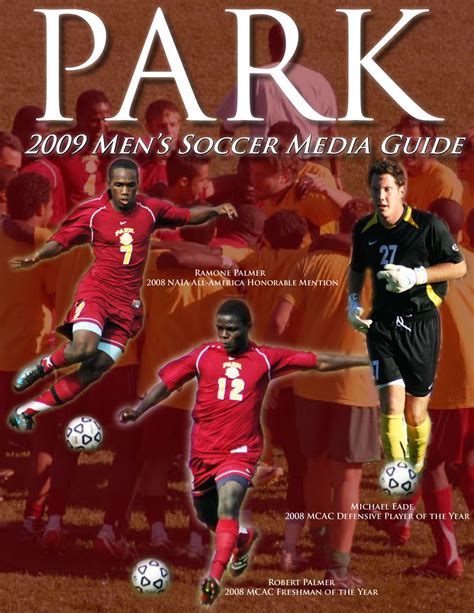 2009 Park University Men's Soccer Media Guide by Park Athletics - Issuu