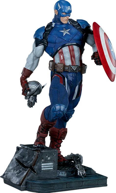 Captain America Premium Format™ Figure Captain America Statue, Captain America Figure, Marvel ...