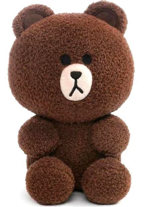 Line Friends Brown 7 Plush Seated Gund - ToyWiz