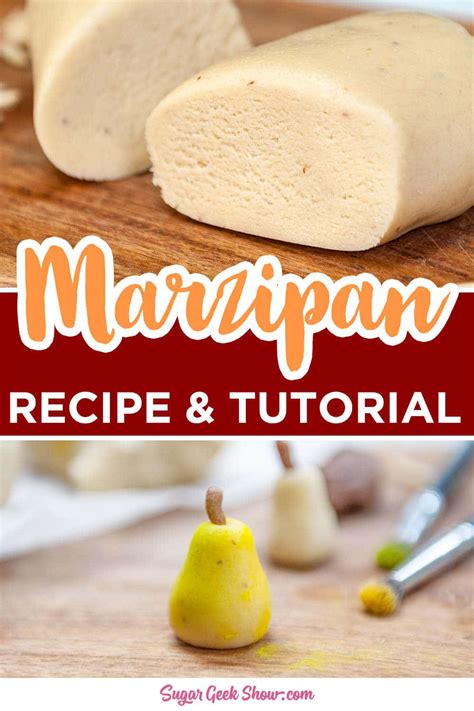 Easy Marzipan Recipe (4 Ingredients) | Sugar Geek Show