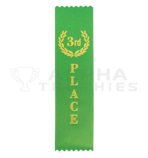 Third Place Ribbon 203MM- Alpha Trophies