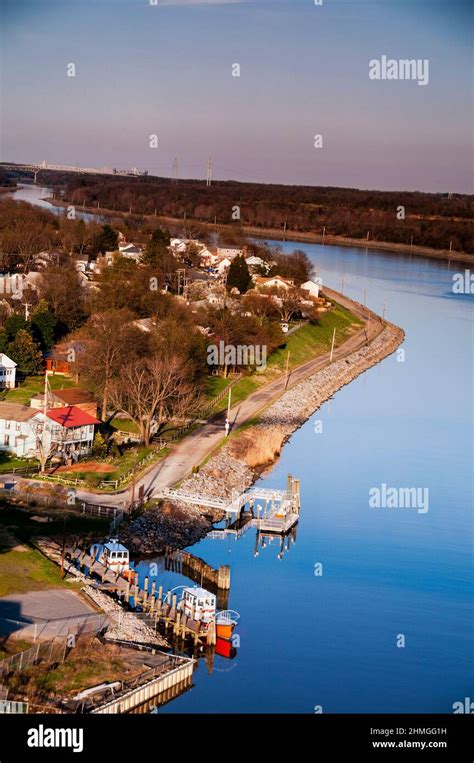 Chesapeake City is situated on a working commercial canal connecting the Chesapeake Bay with the ...