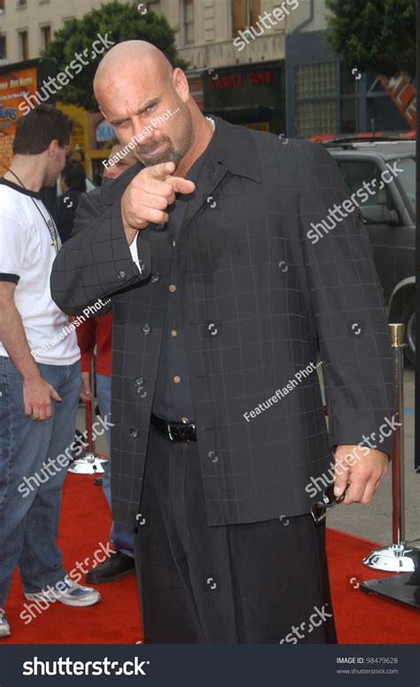 Actor/Wrestler Bill Goldberg At The World Premiere, In Hollywood, Of ...