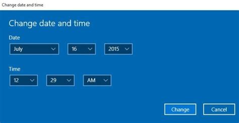 Change Date, Time, Region, Locale, Language in Windows 10