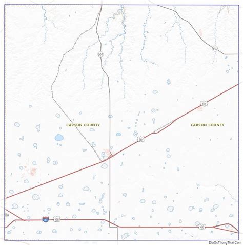 Topographic map of Carson County, Texas | Map, Texas, County