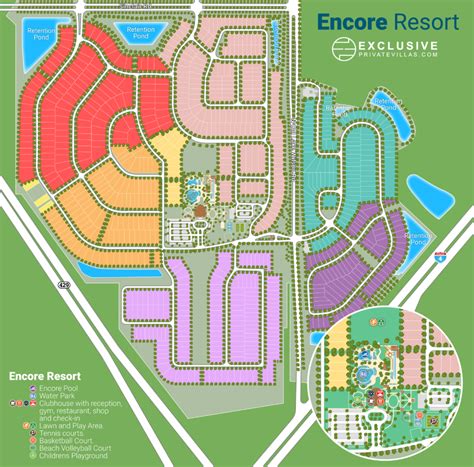 Encore Resort Map | Exclusive Private Villas