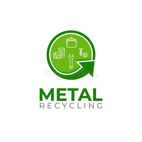 Metal Recycling Logo Template. Waste Metal Recycling Icon Stock Vector ...