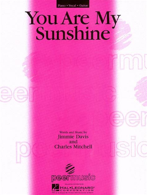 You Are My Sunshine » Piano, Chant et Guitare