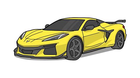 Draw A Corvette