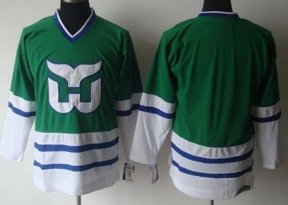 Hartford Whalers Blank Green Throwback CCM Jersey on sale,for Cheap ...