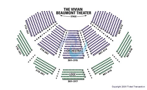 Vivian Beaumont Theatre At Lincoln Center Seating Chart | Vivian Beaumont Theatre At Lincoln ...