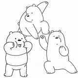 We Bare Bears Coloring Pages sketch template