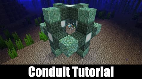 Comment activer un conduit minecraft tuto - YouTube