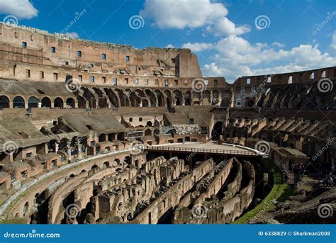 Colosseum interior stock image. Image of games, architectural - 6338829