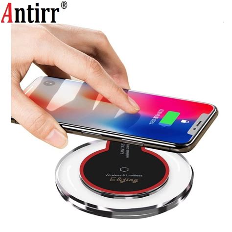 Universal Qi Wireless Charger Charging Pad Mobile Phone Adapter Dock ...