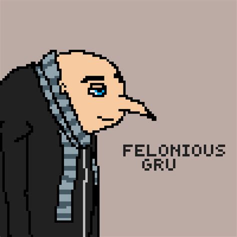 Pixilart - Felonious Gru by HUMANUSER