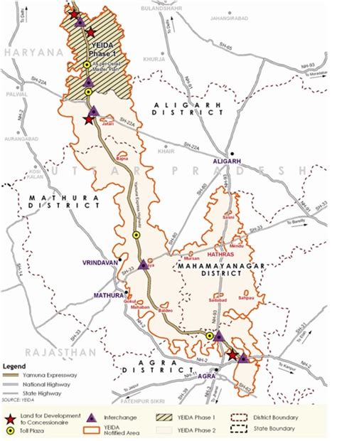 Yamuna Expressway Location Map | Advantages | Plots Locations