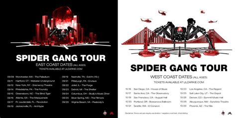 LIL DARKIE, SPIDER GANG at August Hall in San Francisco - October 18 ...