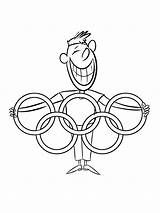 Olympic Rings Coloring Pages sketch template