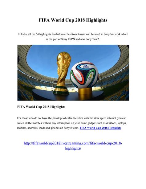 Fifa world cup 2018 highlights by Fifaworldcup18 - Issuu