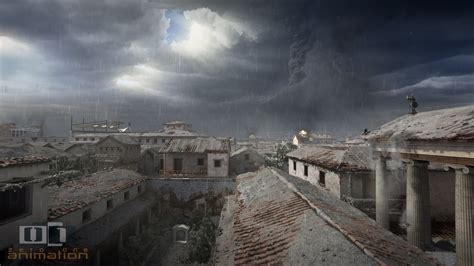 Video animation of Mount Vesuvius eruption that destroyed Pompeii in 79AD