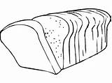 Free Printable Bread Coloring Page  Pages For Kids sketch template