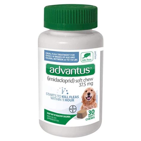 Advantus Chewable Flea Treatment for Large Dogs, 30 Soft Chews - Walmart.com - Walmart.com