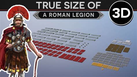 True Size of a Roman Legion (3D) DOCUMENTARY - YouTube