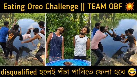 Oreo Eating Challenge || TEAM OBF || Funny challenge - YouTube