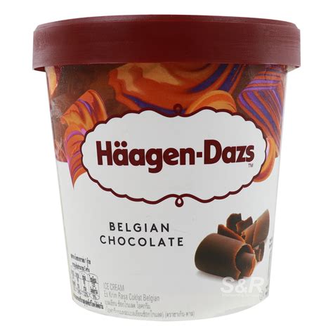 Haagen-Dazs Ice Cream Belgian Chocolate Flavor 473mL