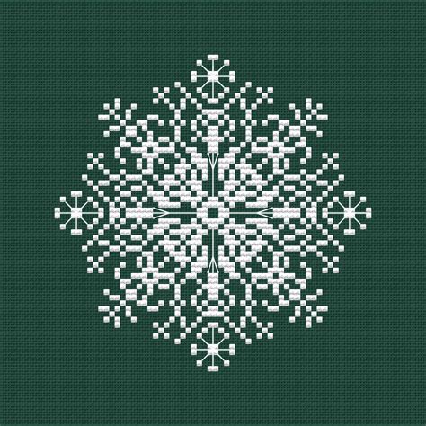 Lacy Snowflake cross stitch pattern Christmas Snowflake | Etsy