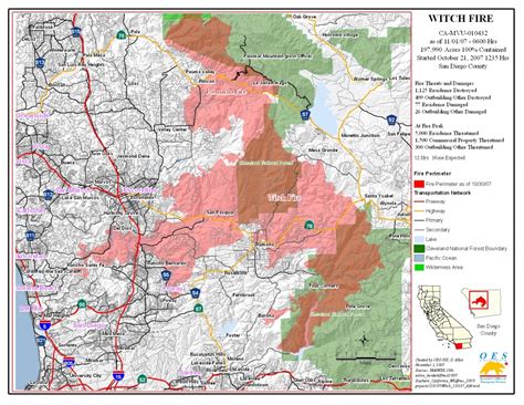 Cal Fire Map: Wildfire Danger Zones In San Diego County - San Diego ...