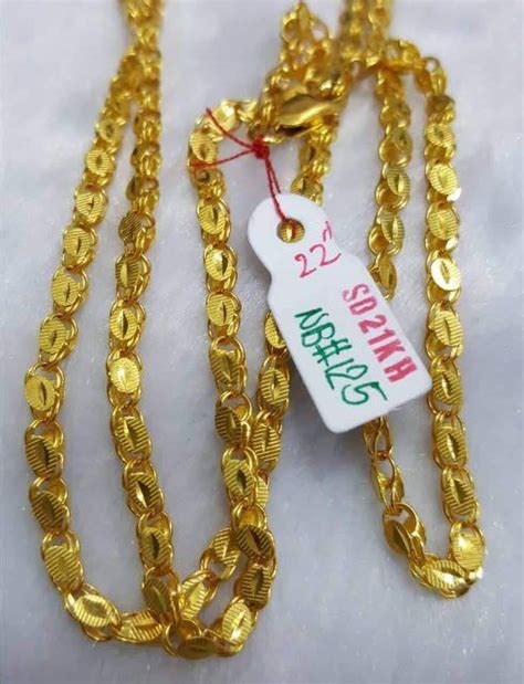 21k Saudi Gold Necklace June 2021