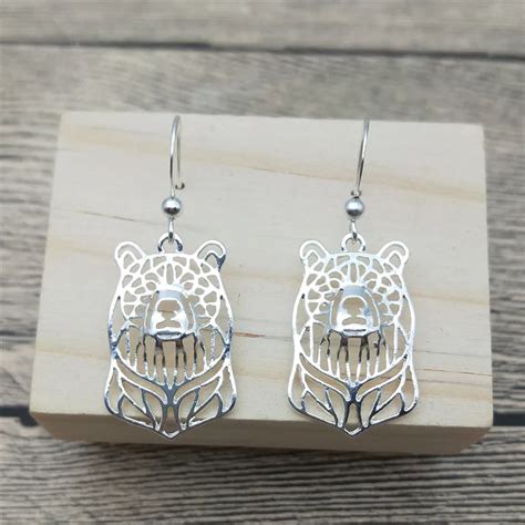 New Bear Drop Earrings Trendy Style Bear Dangle Earrings Fashion Pet ...