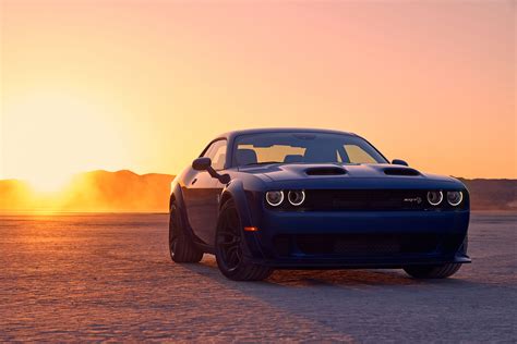 Dark Blue Dodge Challenger