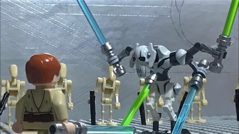 Lego Star Wars General Grievous Vs Obi Wan