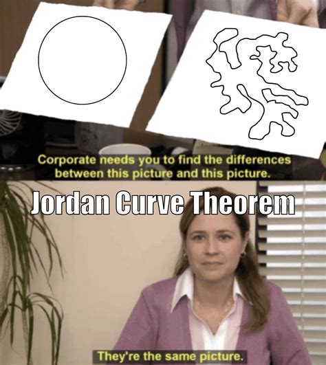 jordan curve theorem : r/mathmemes