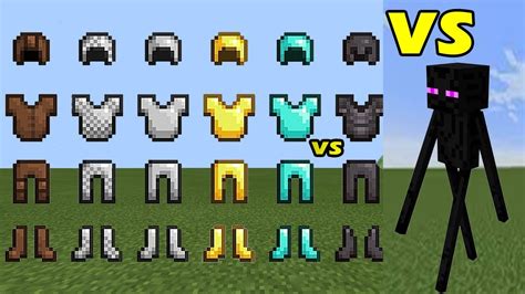 armor vs enderman part 1 #minecraft - YouTube