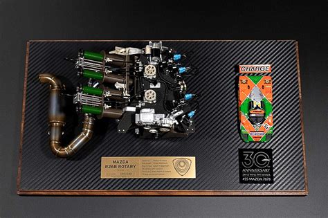 This replica engine of the Le Mans-winning Mazda 787B is every petrolhead's dream toy! - AutoBuzz.my