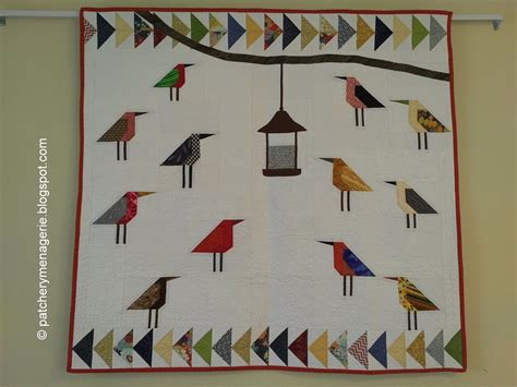 The Patchery Menagerie: Student Bird Quilts