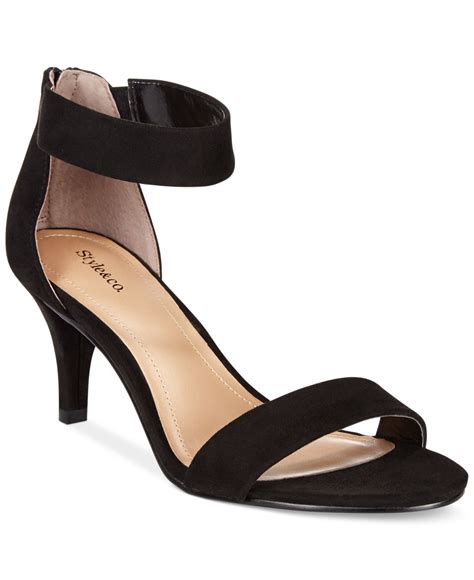 Style & co. Style&co. Paycee Two-piece Dress Sandals in Black | Lyst