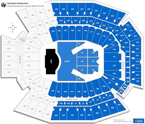 Lincoln Financial Field Concert Seating Chart - RateYourSeats.com