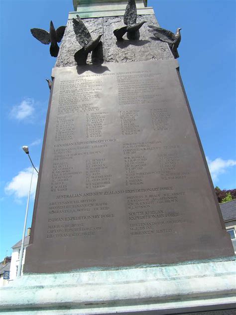 War Memorial Enniskillen War Memorial in Enniskillen, Belmore Street, Enniskillen, Fermanagh