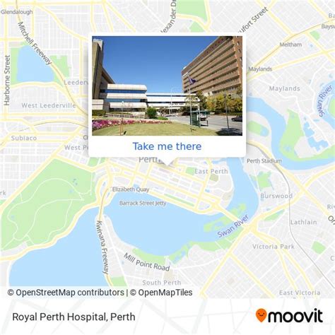 How to get to Royal Perth Hospital by bus or train?