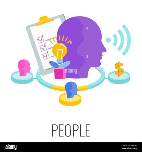 People infographics pictogram. Seven 7 PS marketing mix Stock Vector Image & Art - Alamy